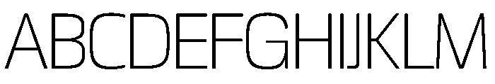 Matangi Light Font UPPERCASE