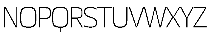 Matangi Light Font UPPERCASE
