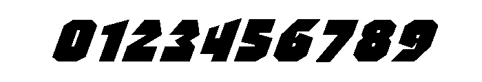 Mawzoon Oblique Font OTHER CHARS