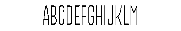 Mazurquica VF Thin Font UPPERCASE