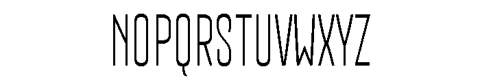 Mazurquica VF Thin Font UPPERCASE