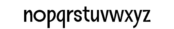 MACHUN Font LOWERCASE