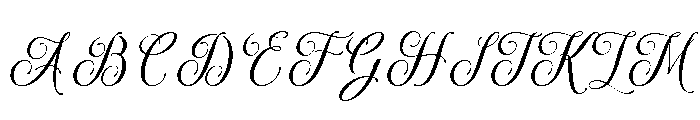 MAERISON SCRIPT Regular Font UPPERCASE