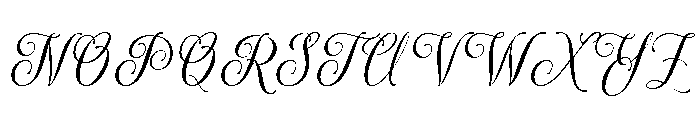 MAERISON SCRIPT Regular Font UPPERCASE