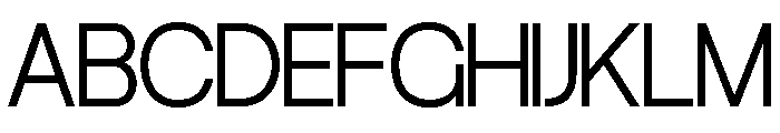 MAFFIDE Extra Light Font UPPERCASE