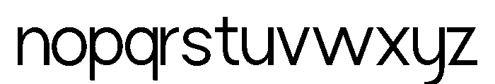 MAFFIDE Extra Light Font LOWERCASE