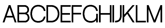 MAFFIDE-ExtraLight Font UPPERCASE