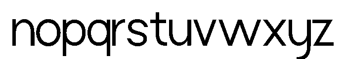 MAFFIDE-ExtraLight Font LOWERCASE