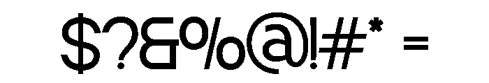MAFFIDE-Light Font OTHER CHARS