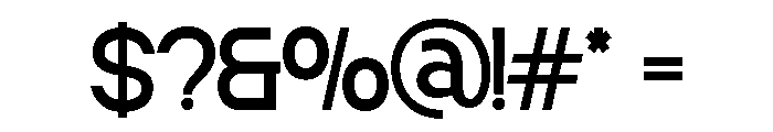 MAFFIDE-Regular Font OTHER CHARS