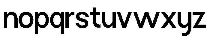 MAFFIDE-Regular Font LOWERCASE