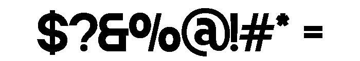 MAFFIDE Semi Bold Font OTHER CHARS