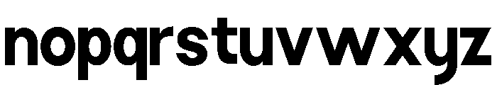 MAFFIDE-SemiBold Font LOWERCASE
