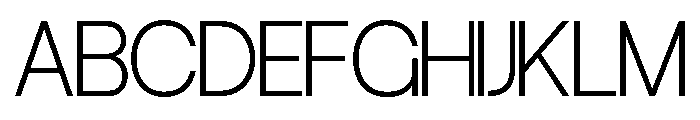 MAFFIDE-Thin Font UPPERCASE
