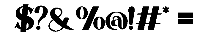 MAGIELLE-Regular Font OTHER CHARS