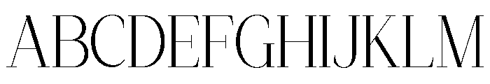 MAGLENZ Extra Light Font UPPERCASE