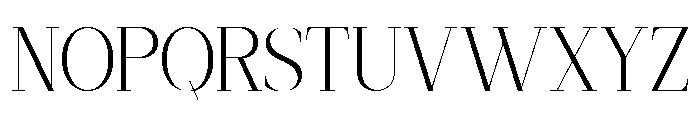 MAGLENZ Extra Light Font UPPERCASE