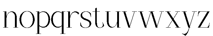 MAGLENZ Extra Light Font LOWERCASE