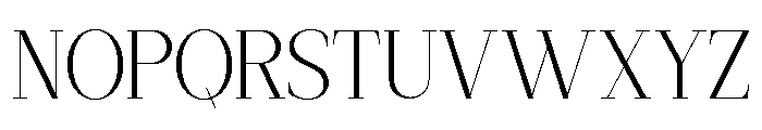 MAGLENZ-ExtraLight Font UPPERCASE