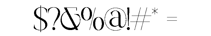 MAGLENZ-Light Font OTHER CHARS