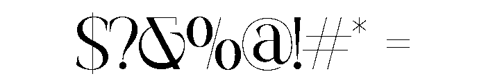 MAGLENZ-Regular Font OTHER CHARS