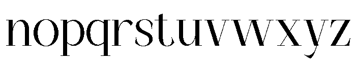 MAGLENZ-Regular Font LOWERCASE