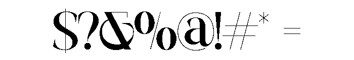 MAGLENZ Semi Bold Font OTHER CHARS