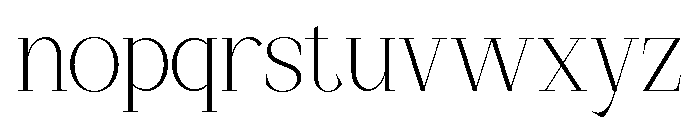 MAGLENZ-Thin Font LOWERCASE