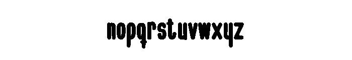 MAGNESIUM REGULAR Font LOWERCASE