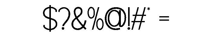 MAHISTEN-Regular Font OTHER CHARS