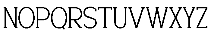 MAHISTEN-Regular Font UPPERCASE