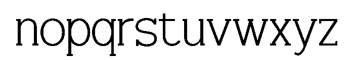 MAHISTEN-Regular Font LOWERCASE