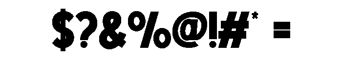 MALBETH-Bold Font OTHER CHARS