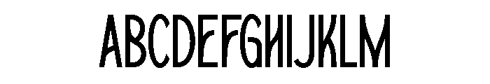 MALBETH Extra Light Font UPPERCASE