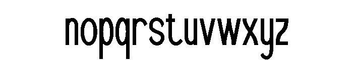 MALBETH Extra Light Font LOWERCASE