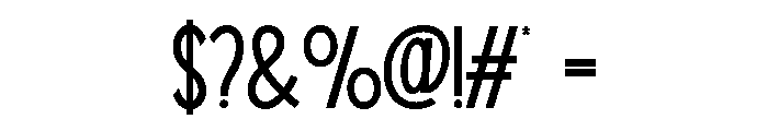 MALBETH-ExtraLight Font OTHER CHARS