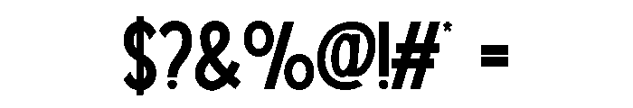 MALBETH-Regular Font OTHER CHARS