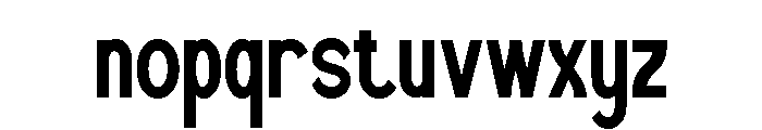MALBETH-Regular Font LOWERCASE