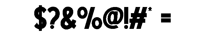 MALBETH Semi Bold Font OTHER CHARS