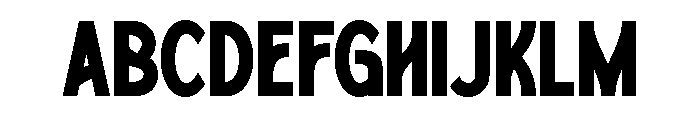 MALBETH Semi Bold Font UPPERCASE