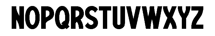 MALBETH Semi Bold Font UPPERCASE