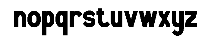 MALBETH-SemiBold Font LOWERCASE