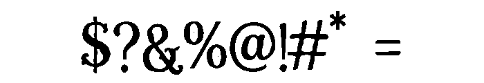 MARENCIA Font OTHER CHARS