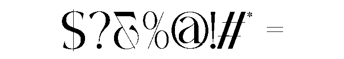 MARETO Regular Font OTHER CHARS