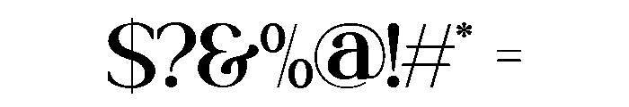MAVEN ROYALS-Regular Font OTHER CHARS