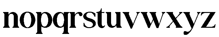 MAVEN ROYALS-Regular Font LOWERCASE
