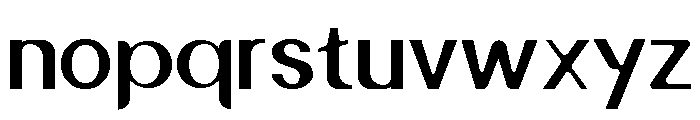 MAVRYK Modern Geometric Display Sans Regular Font LOWERCASE