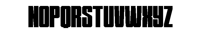 MAXCOND-Regular Font UPPERCASE