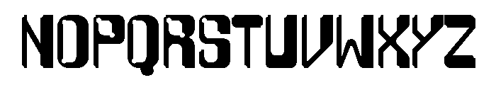 MAXIME TECHNO Font LOWERCASE