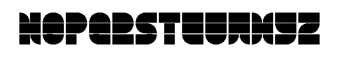 MAZIME-Regular Font UPPERCASE